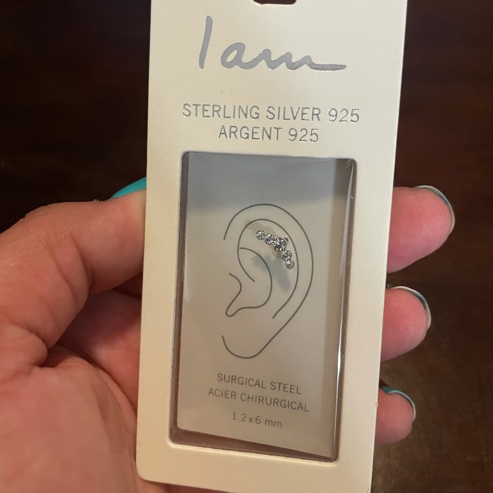 Sterling Silver Cartilage Earring